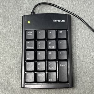 Targus Numeric Keypad USB Port Connector Portable Plug & Play Device Black